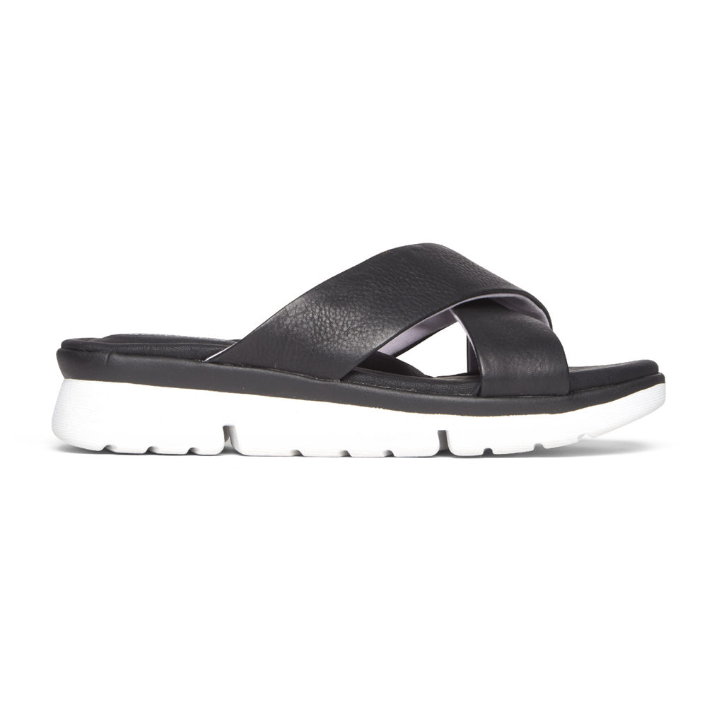 Rockport Womens R-Evolution - Sandals Black - BLD468350